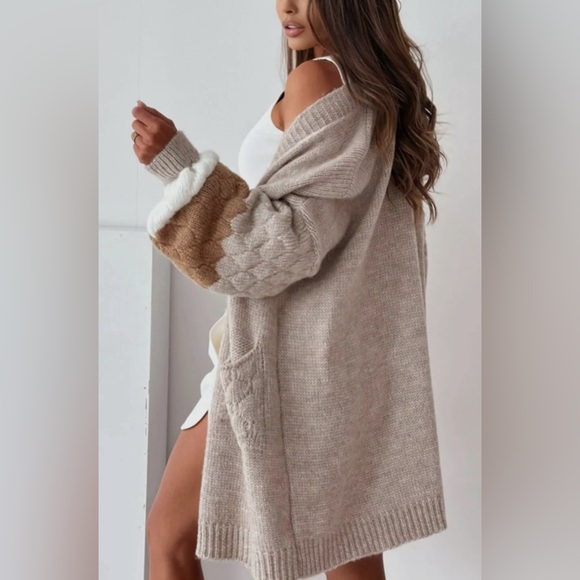 #18 Demi Fall Cardigan-Brown - Picture 5 of 6